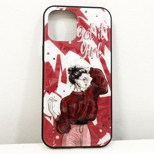 Чохол Apple Iphone 12 Pro Max. Get it girl! червоний 00023783 фото