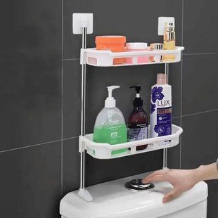 Полка туалетная для хранения 2-Storey toilet rack 00013845 фото