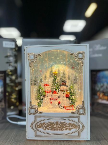 Снеговик Новогодний музыкальный ночник-светильник XMAS WDL 24023B 00024704 фото