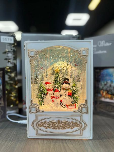 Снеговик Новогодний музыкальный ночник-светильник XMAS WDL 24023B 00024704 фото