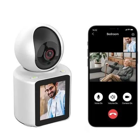 IP Камера з двостороннім відеодзвінком WI-FI Відеоняня з нічним баченням 00017373 фото