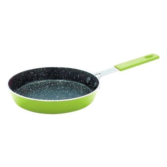 Сковорода Con Brio CB-1614 з антипригарним покриттям Eco Granite mini 16 см. Колір: зелений 00018824 фото