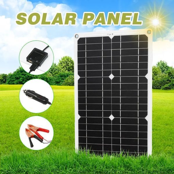 Солнечная панель 100W 12V Моно Солнечные батареи 100W 00013071 фото