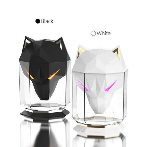 Белый Увлажнитель воздуха портативный WOLF Air Humidifier, аромадиффузор электрический с резервуаром для эфирного масла, ультразвуковой, 650 мл 00018551 фото