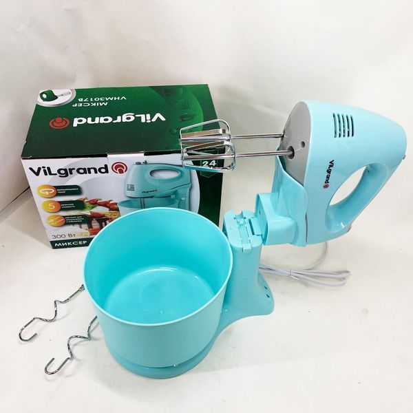 Міксер ViLgrand VHM3017B. Колір: блакитний 00019440 фото