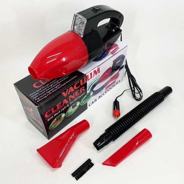Пилосос для авто Car vacuum cleaner, портативний автомобільний пилосос, маленький пилосос для машини 00016758 фото