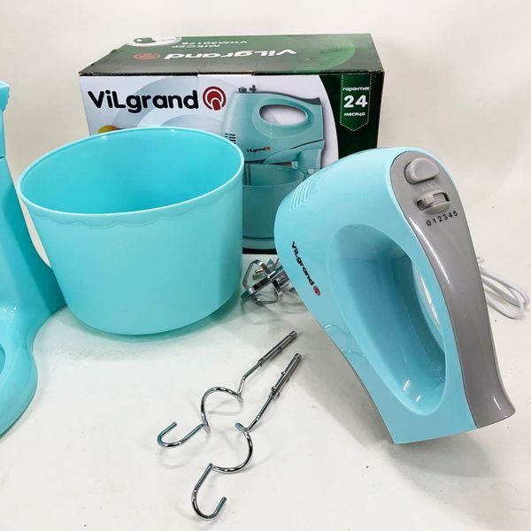 Міксер ViLgrand VHM3017B. Колір: блакитний 00019440 фото