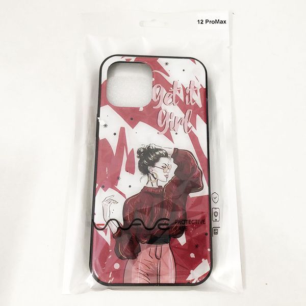 Чохол Apple Iphone 12 Pro Max. Get it girl! червоний 00023783 фото