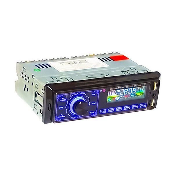 Автомагнітола MP3 3888 ISO 1DIN FM тюнер 4х50W сенсорний дисплей чорний, Bluetooth bluetooth магнітола 00017054 фото