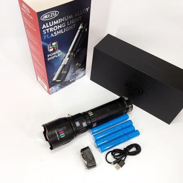 Ліхтар NIGHT VISION FLUORESCENCE G02-PM60-TG, Потужний кишеньковий ліхтарик, Сильний ліхтарик 00023425 фото
