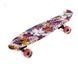 Пенни борд скейтборд Penny Board Fish Skateboards 22" ABEC-7 с светящимися колесами 00016051 фото 4