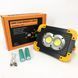Прожектор светодиодный X-Balog L802-20W-2COB+1W, фонарь прожектор светильник, аварийная лампа 00022918 фото 2