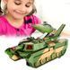 Армейский танк игрушка музыкальный , танк самолет 2 в 1 00016428 фото 2