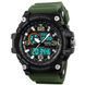 Часы наручные мужские SKMEI 1283AG ARMY GREEN, армейские часы противоударные. Цвет: зеленый 00022032 фото 3