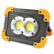 Прожектор светодиодный X-Balog L802-20W-2COB+1W, фонарь прожектор светильник, аварийная лампа 00022918 фото 5