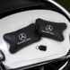 Мерседес 2шт, натуральная кожа, подушки на подголовник для авто с логотипом Mercedes-Benz 00016730 фото 7