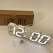 Часы настольные LY-1089 с белой подсветкой LED белые, Часы электронные светящиеся, Электронные часы VST 00012697 фото 9