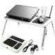 Складаний столик для ноутбука LD-09 E-Table, столик з охолодженням 2 USB кулера, Стіл підставка з вентиляцією 00017620 фото 20
