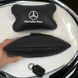 Мерседес 2шт, натуральная кожа, подушки на подголовник для авто с логотипом Mercedes-Benz 00016730 фото 9