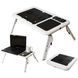 Складаний столик для ноутбука LD-09 E-Table, столик з охолодженням 2 USB кулера, Стіл підставка з вентиляцією 00017620 фото 12