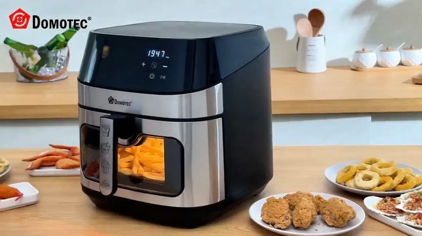 Аерофритюрниця для смаження без масла Domotec MS-3222 3500W 00021863 фото